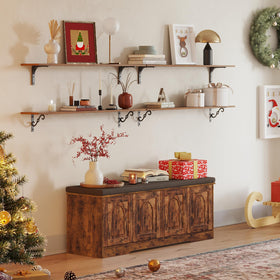 DINZI LVJ sturdy metal brackets provide reliable load-bearing for displays.