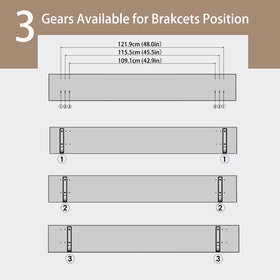 Close-up of the DINZI LVJ bracket showing sturdy support