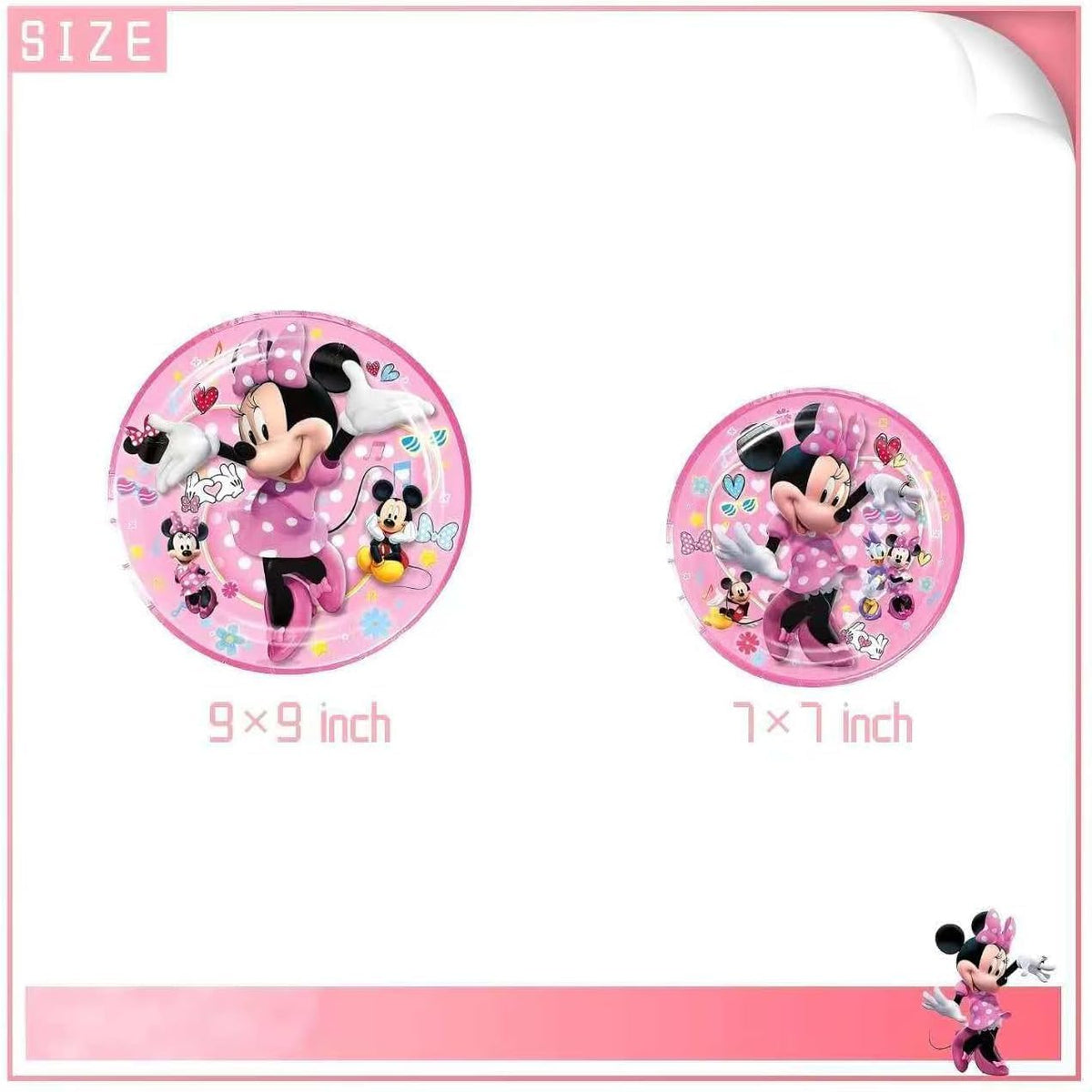 DIOSN Minnie tablecloth protects surfaces during celebrations