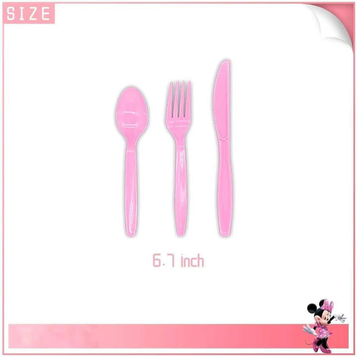 DIOSN Minnie utensils set supports quick, tidy meals