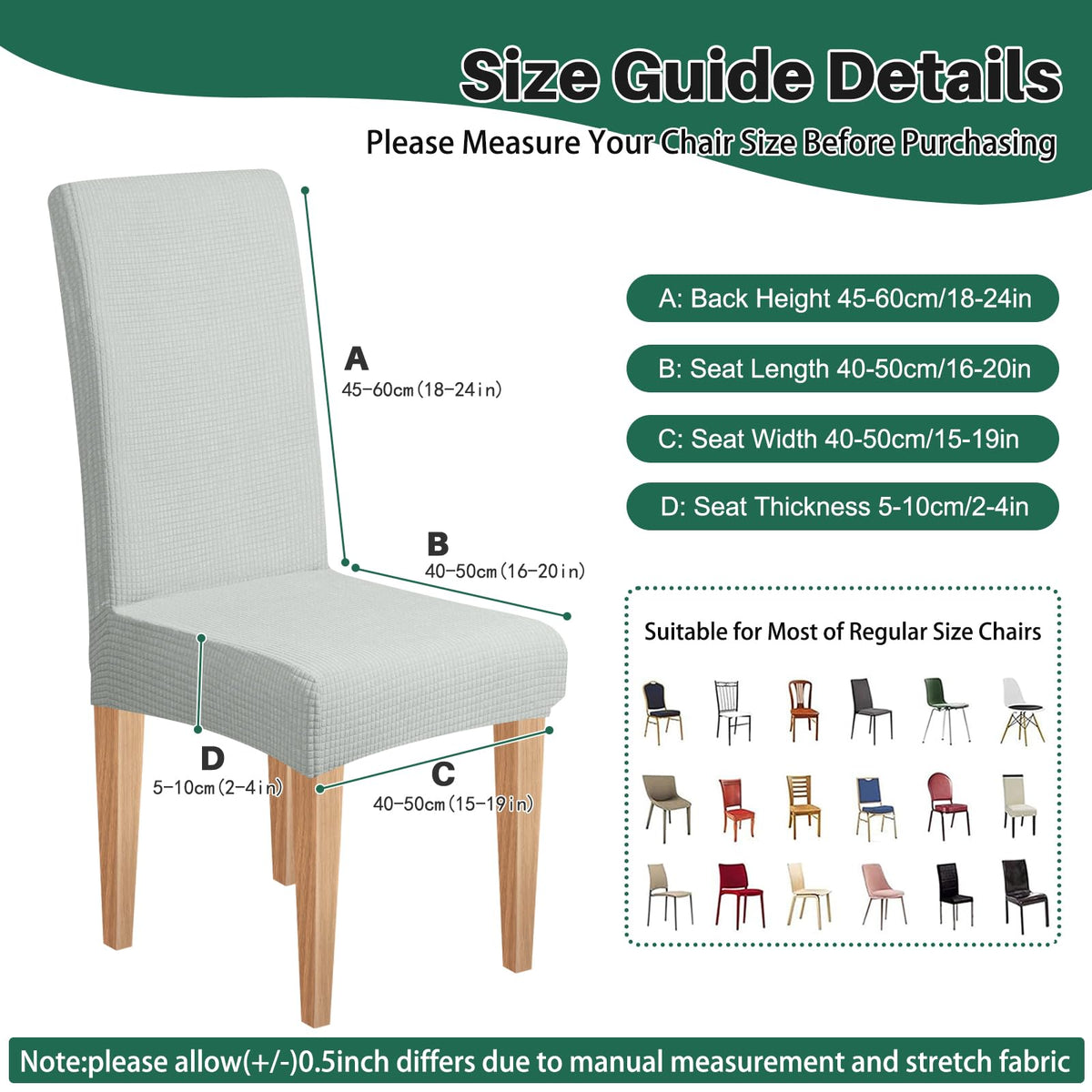 Dioxide washable chair covers revive old chairs on a budget