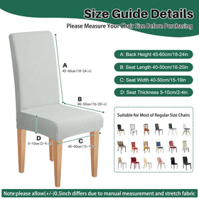 Dioxide washable chair covers revive old chairs on a budget
