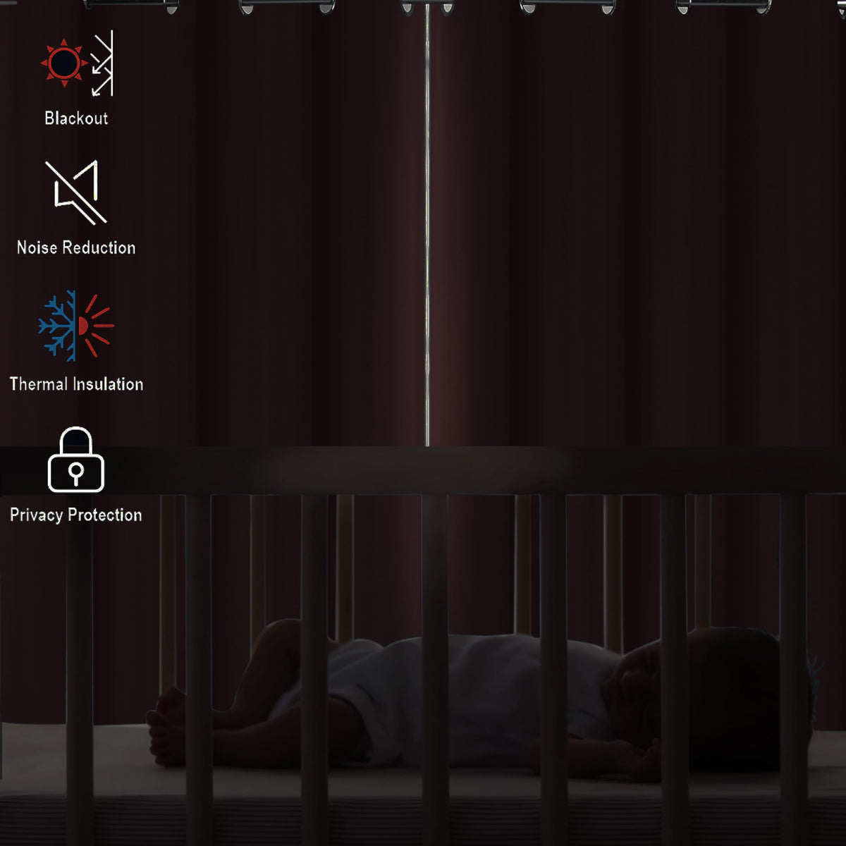 Diraysid darkened room ambiance ideal for nighttime rest and privacy