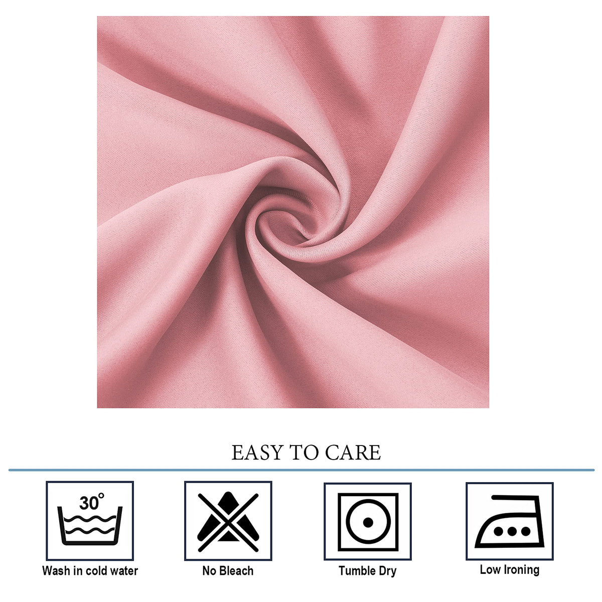 Diraysid modern pink blackout curtains complementing contemporary decor styles