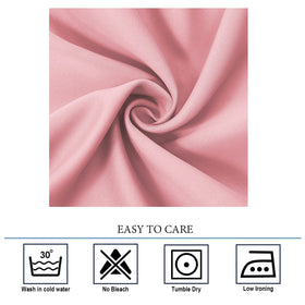 Diraysid modern pink blackout curtains complementing contemporary decor styles