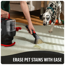 Dirt Devil 4-inch stain tool covers larger areas for faster cleaning