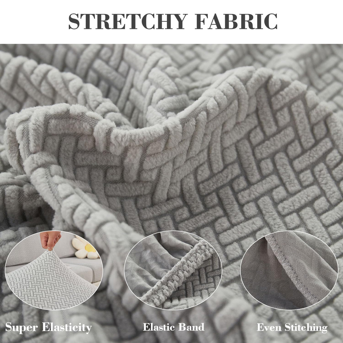 Disayu armrest cover easy install wrinkle-resistant fabric