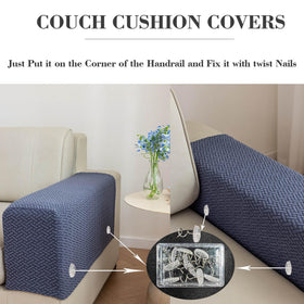 Disayu armrest cover resists shrinkage and fading over time