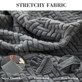 Disayu armrest cover complements decor with grain texture and gray tone
