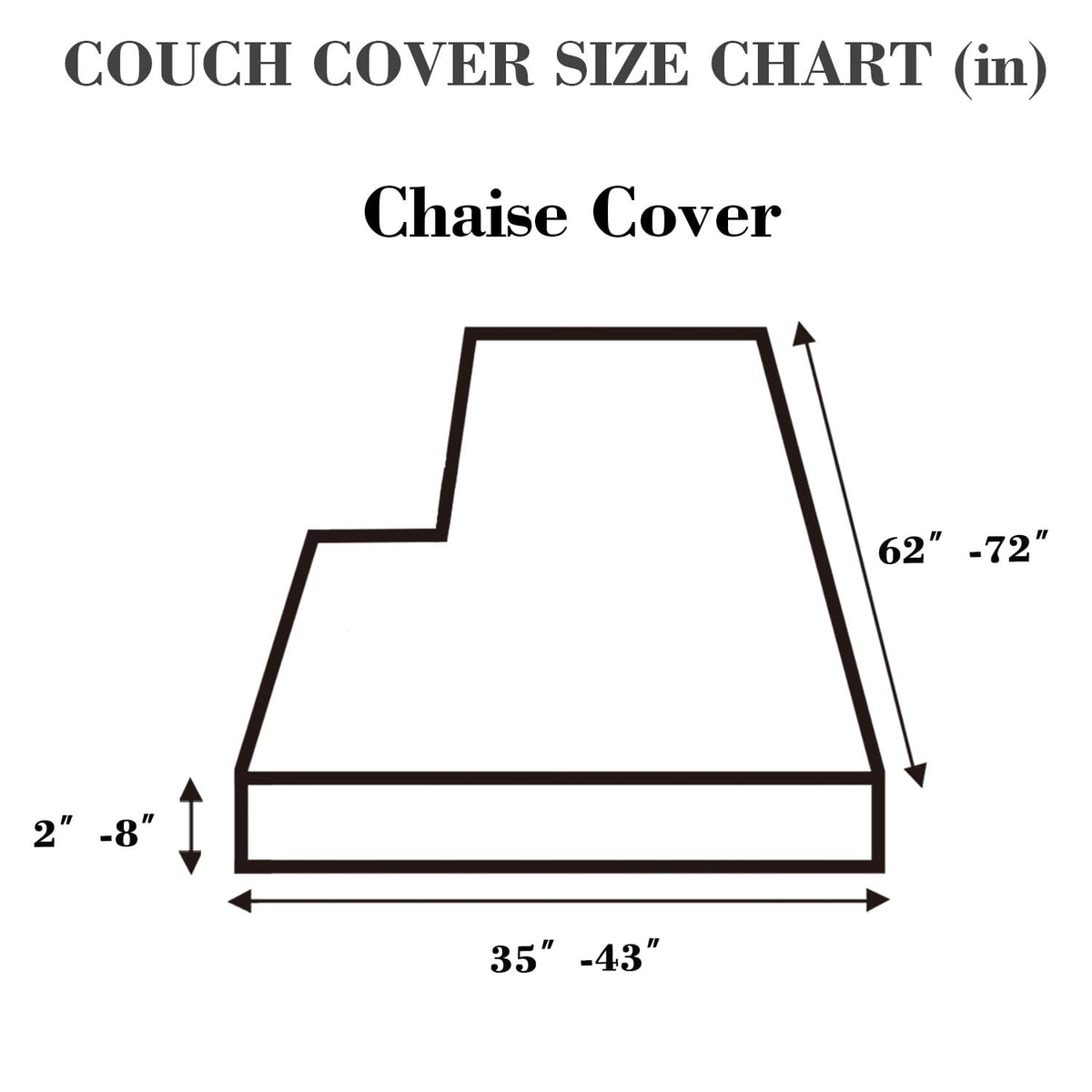 Disayu chaise cover with a soft texture for added comfort and guard.