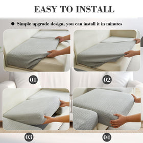Disayu couch cover features exquisite grain and a soft color.