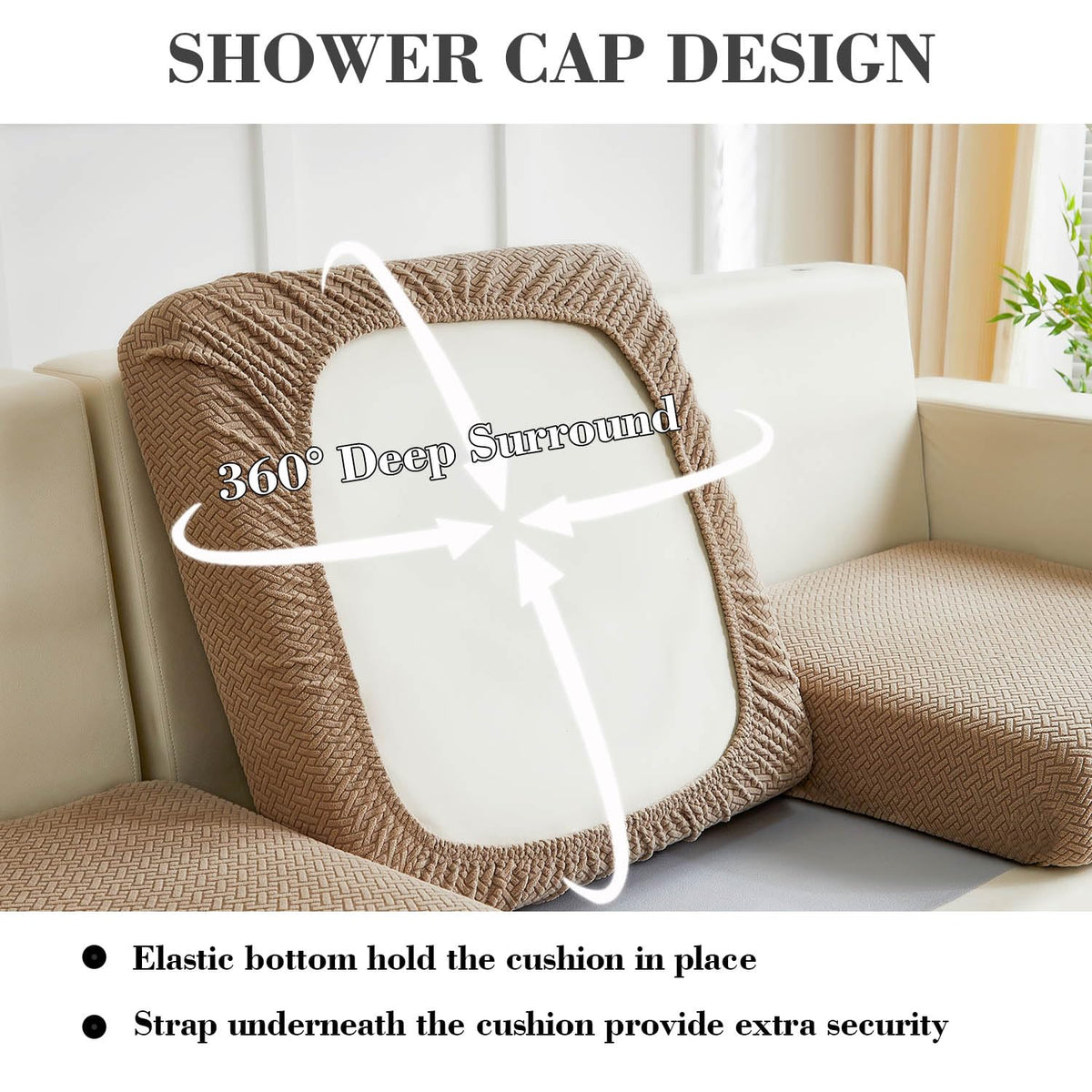 Disayu cover with elastic straps for quick, wrinkle-free setup