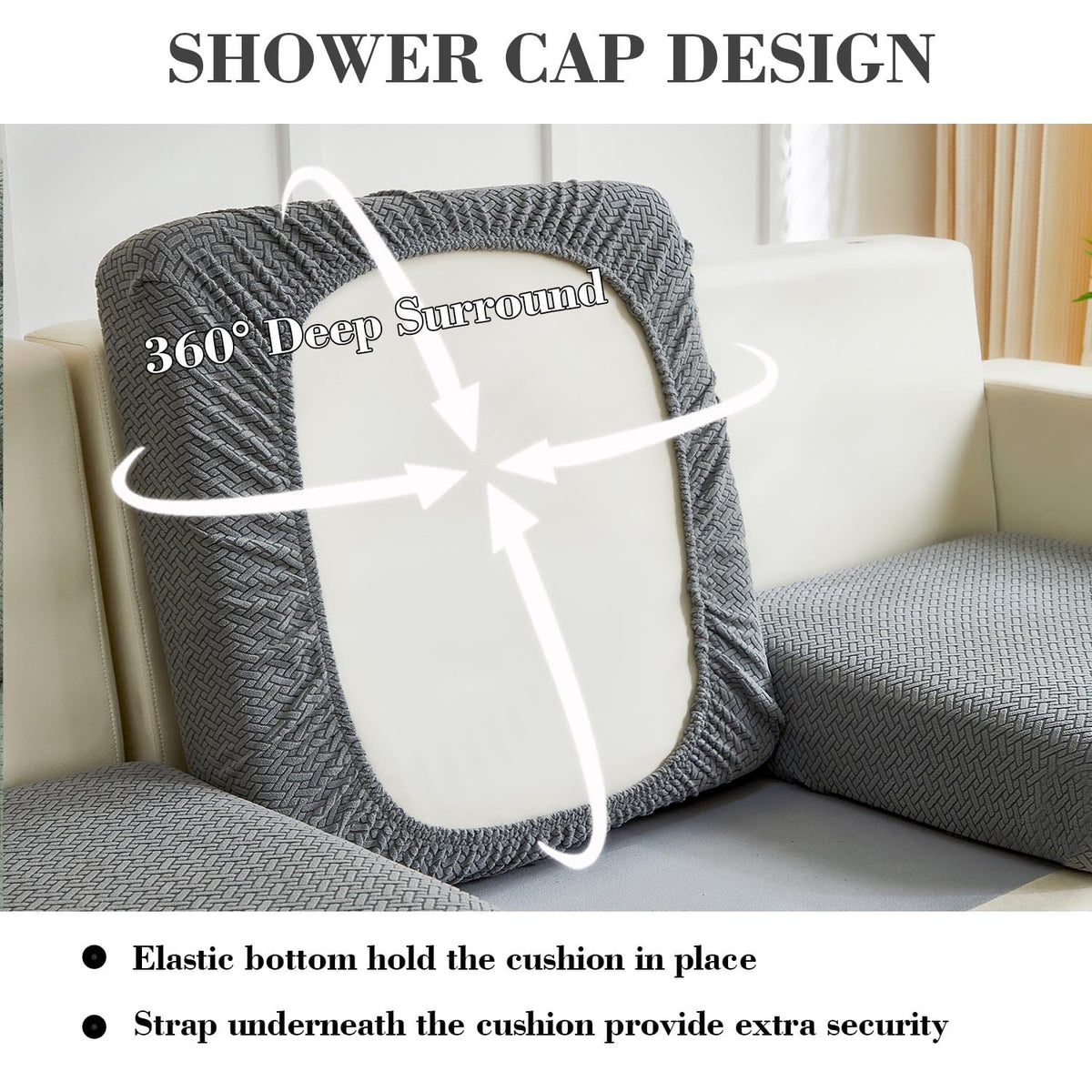 Disayu cover enhances decor with refined grain and soft color.