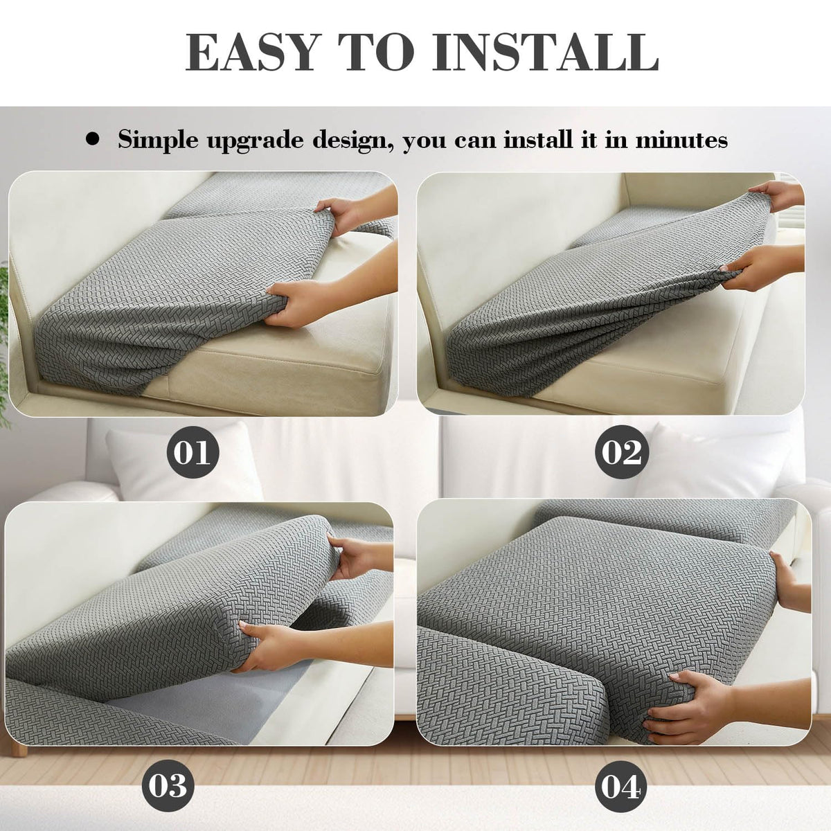Disayu cover provides protective 360-degree coverage for sofas.