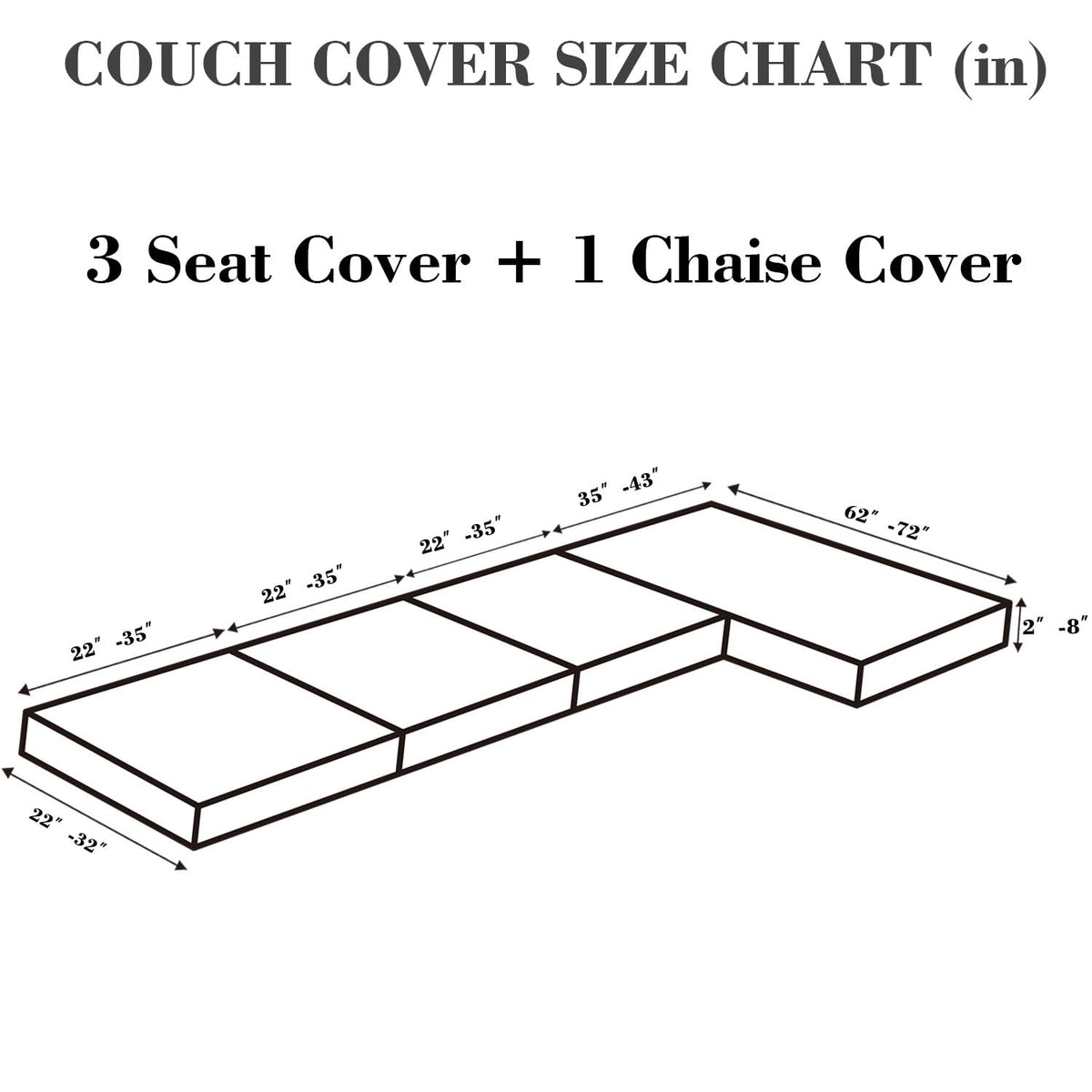 Disayu sofa cover in soft stretch fabric adds comfort and flexibility.