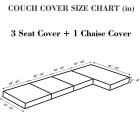 Disayu sofa cover in soft stretch fabric adds comfort and flexibility.