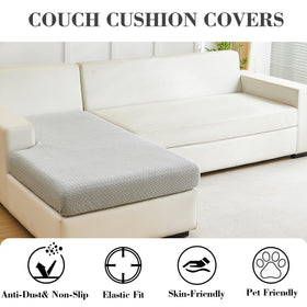 Disayu universal sofa covers stretch to fit multiple shapes.