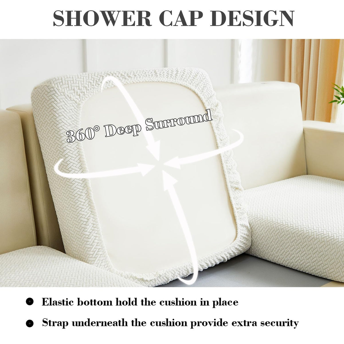 Disayu washable couch cover is ready for machine washing, keeping color bright.