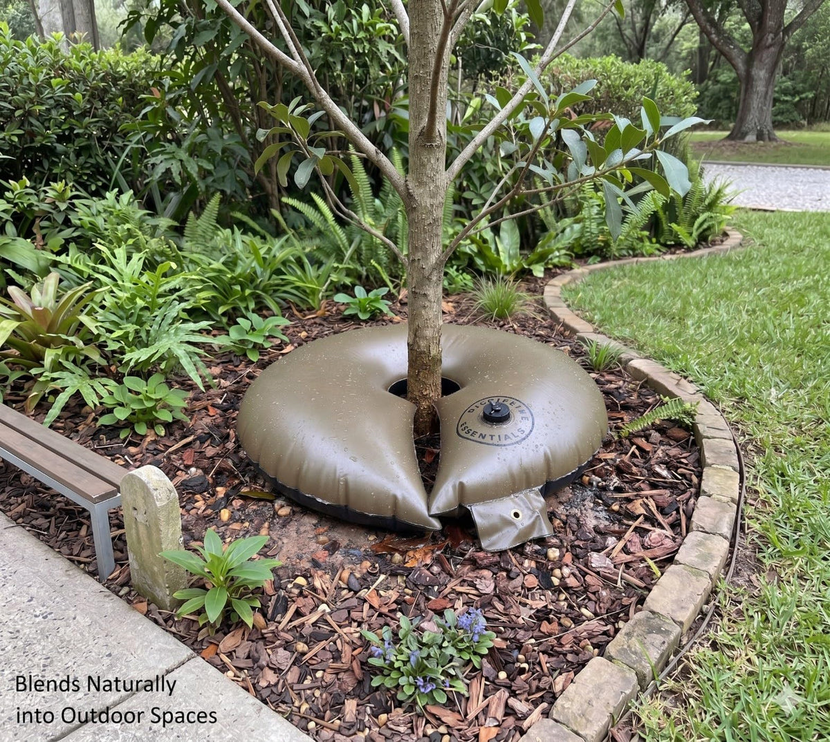 Discipline Essentials three-outlet ring extends moisture reach around the trunk area.