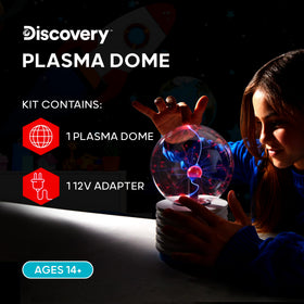 Discovery Plasma Orb touch interaction shows fingertip-guided electric streams for a captivating demo.