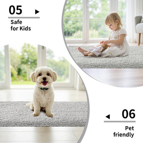 Disolla Grey rug color options fit various bathroom styles.