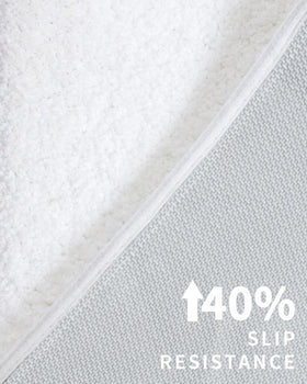 Disolla machine washable toilet mat for effortless cleaning.