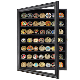 DisplayGifts Coin grooves keep coins slanted for optimal visibility