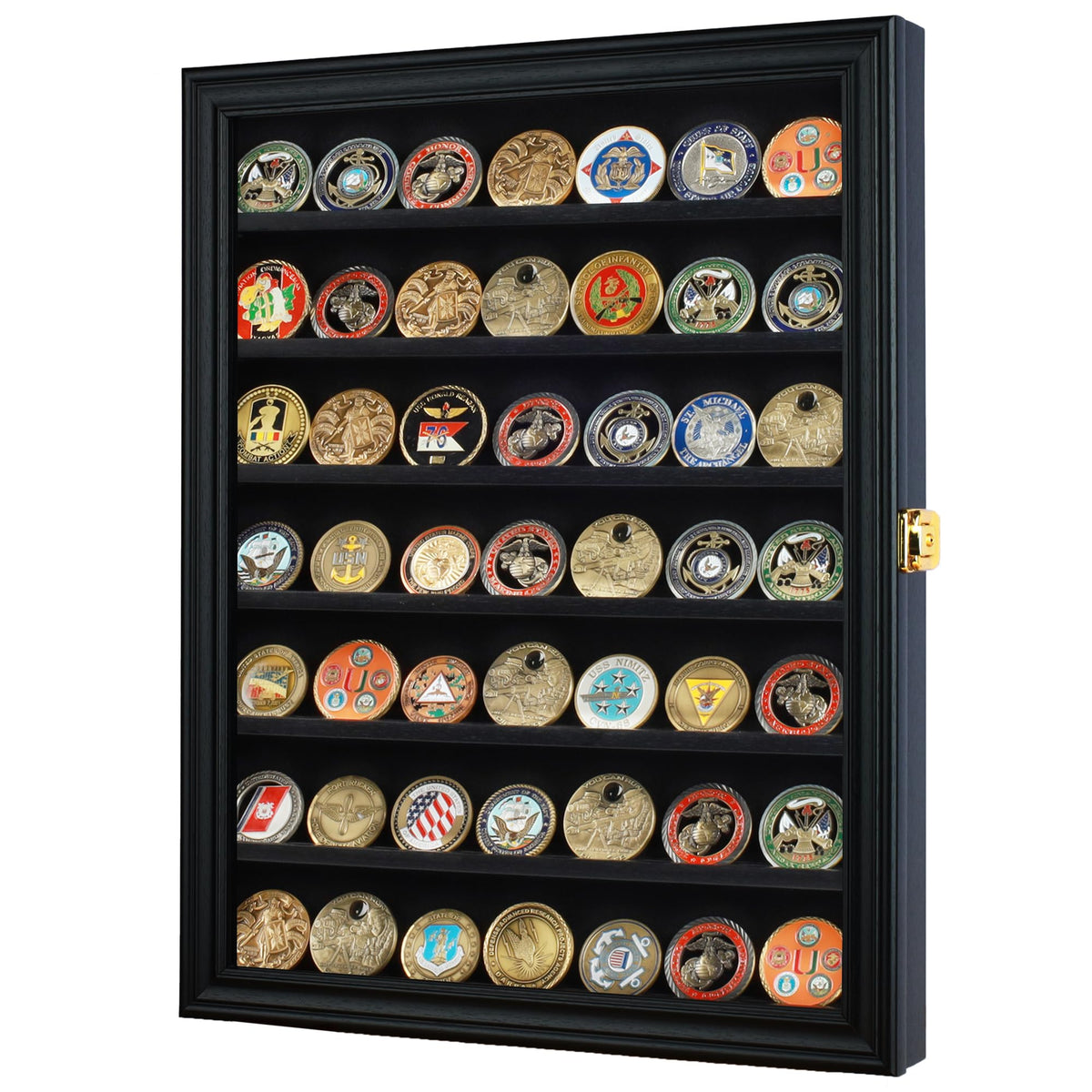 DisplayGifts Wall-mount display case with brackets for easy installation