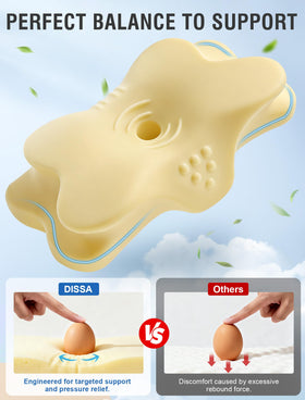 DISSA memory foam is odorless and non-toxic for a safe, calm night