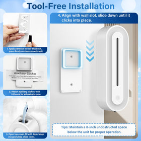 Divava sensor-foam dispenser delivers touchless operation in seconds.