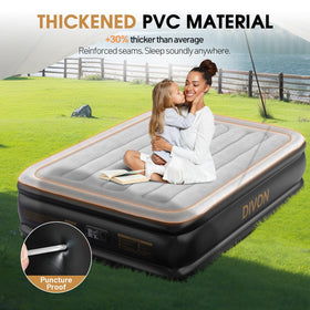 DIVON air mattress full patented vertical beam support distributes weight evenly.