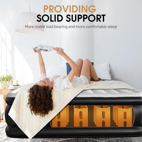 DIVON queen height at 18 inches for tall sleepers and guests