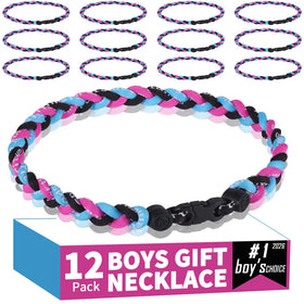 Dixlp baseball necklace pink tornado design for youths
