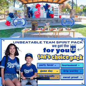 Dixlp blue-white party favors for team celebrations and goodie bags.