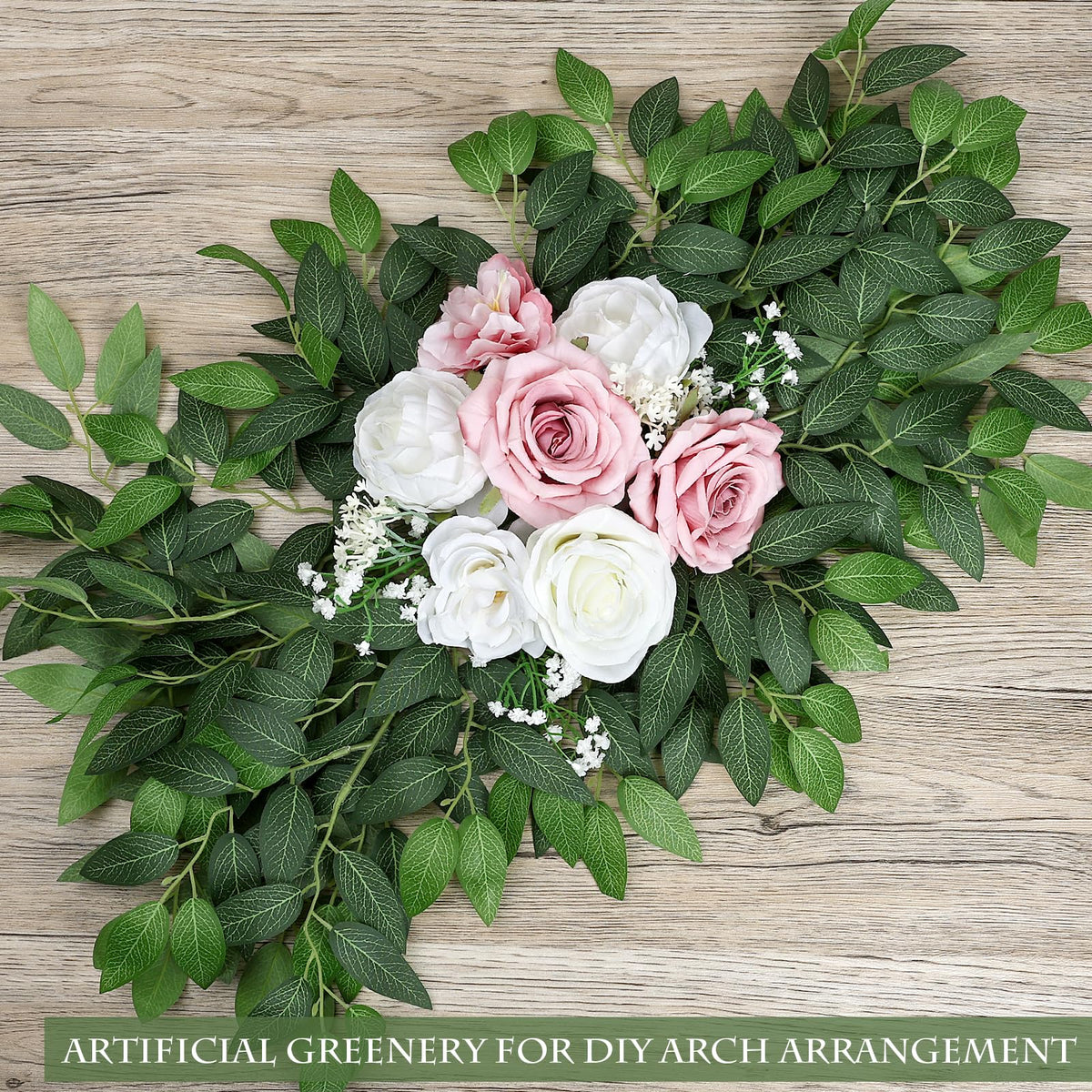 DIYDOFUN table centerpiece greenery for stylish events and home decor.