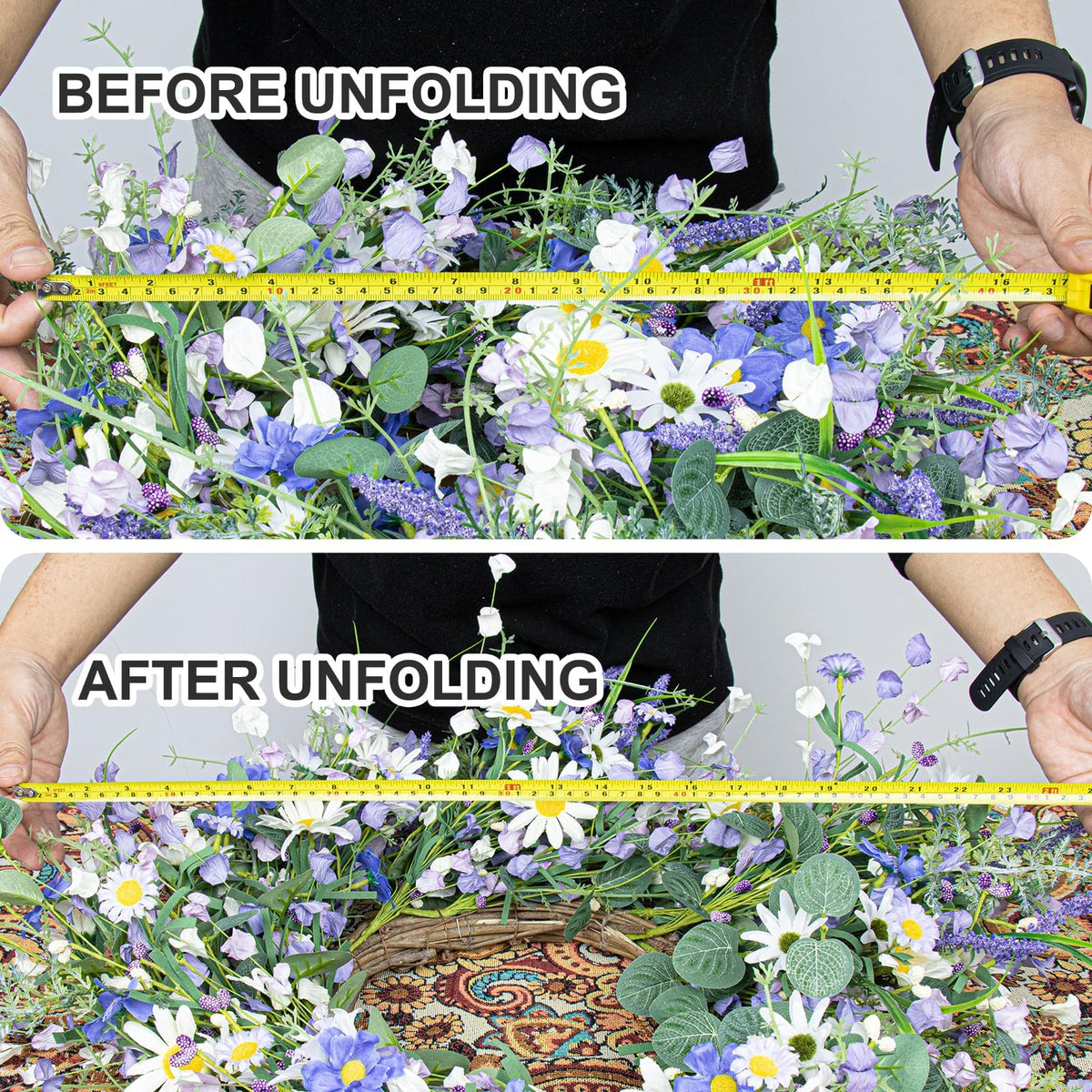 DIYFLORU care tip: protect from water to preserve color.
