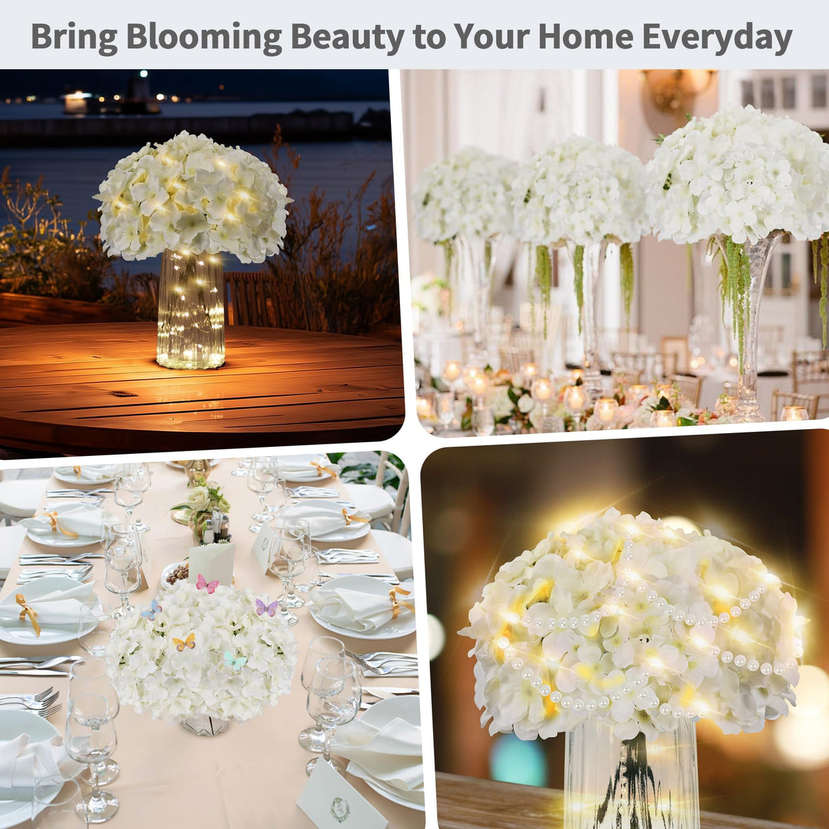DIYPOP packaging preserves hydrangea head shape for easy shipping and reuse.