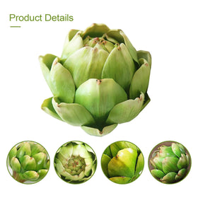 DKALIO artificial green artichoke, large display for shelves and banquets