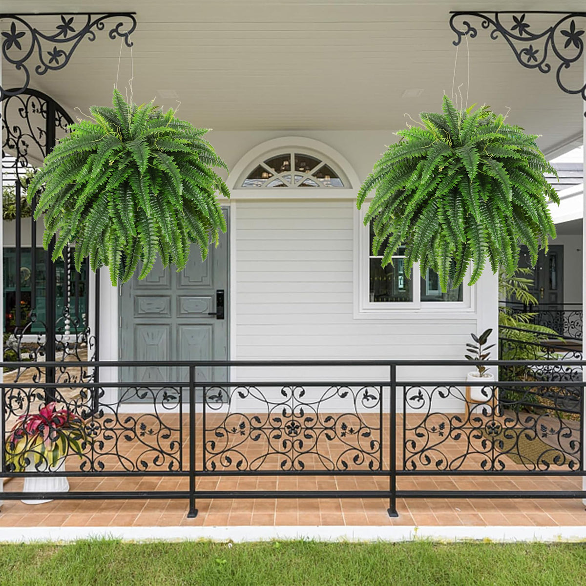 Dkaltm outdoor-friendly fern decor that stays vibrant year-round.