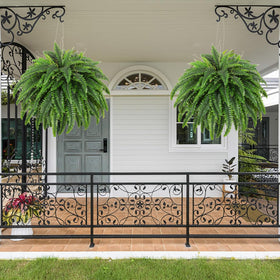 Dkaltm outdoor-friendly fern decor that stays vibrant year-round.