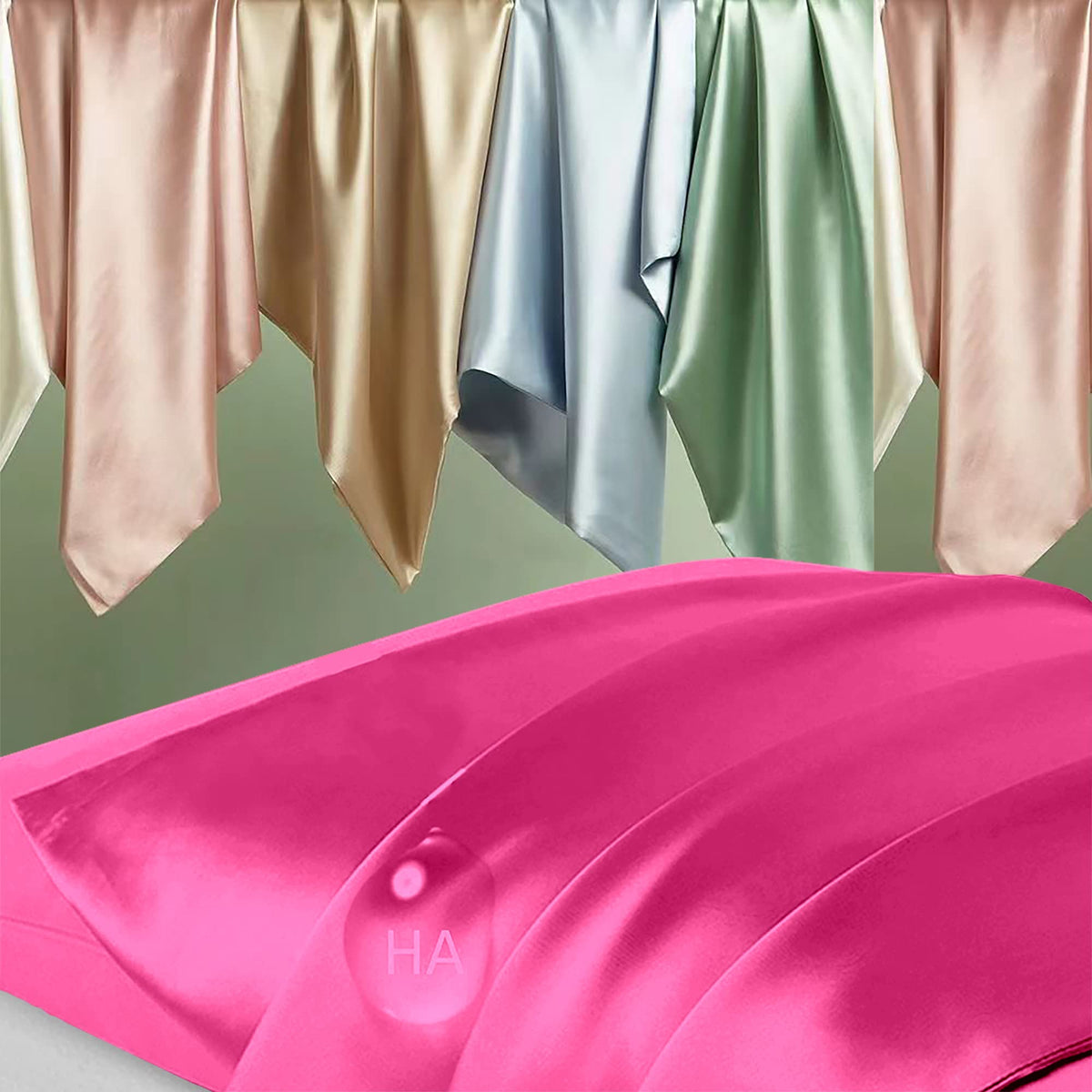 DKBslik silk pillowcase 2-pack anti-acne reduces friction for clearer skin.