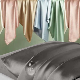 DKBslik silk pillowcase 2-pack side view displaying drape and finish