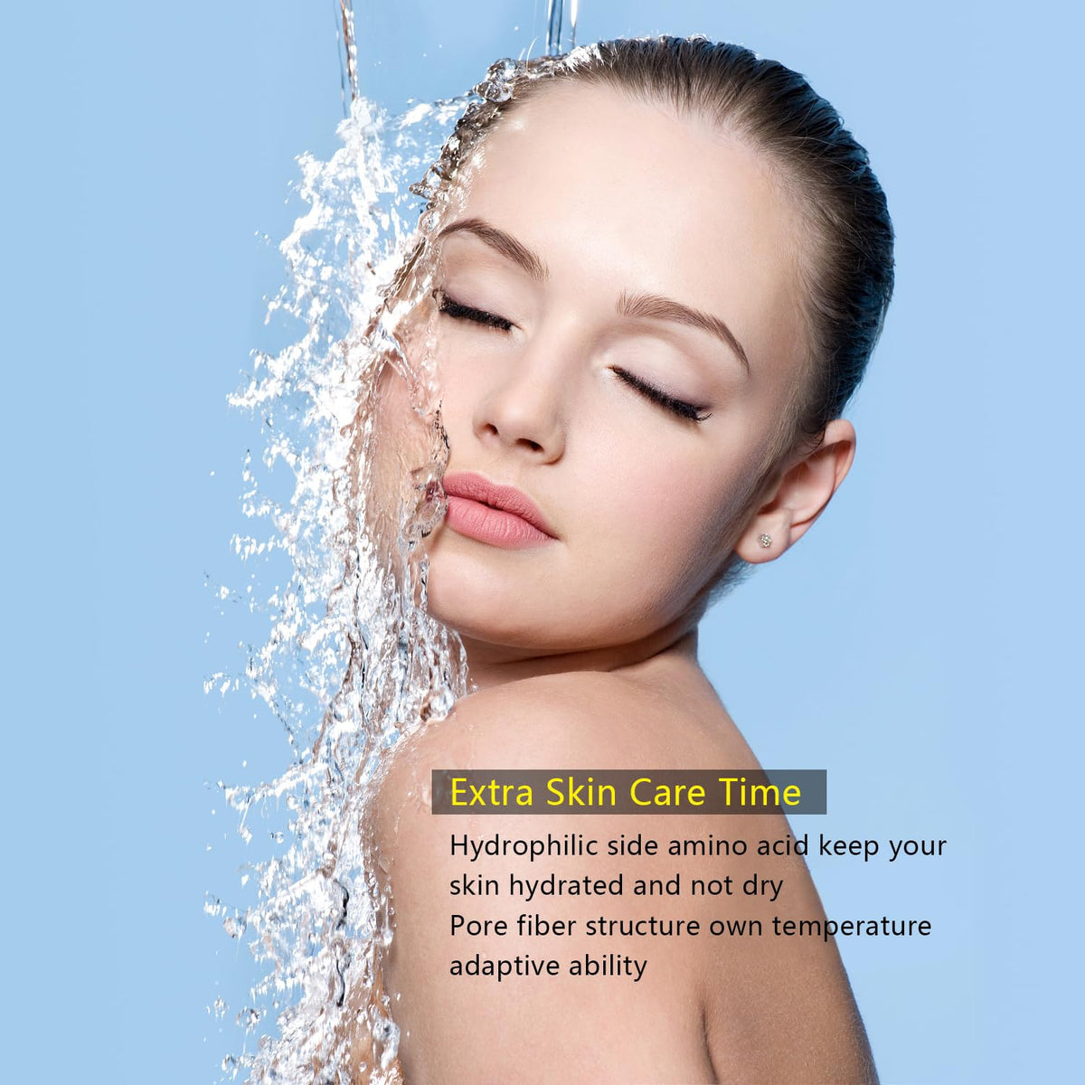 DKBslik silk pillowcase ash blue packaging box for gift-ready presentation