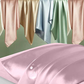 DKBslik silk pillowcase with hidden zipper ensures secure pillow fit.