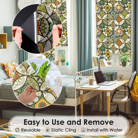 DKTIE privacy window film with installation tools for quick setup.