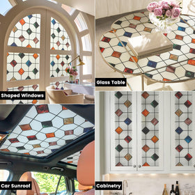 DKTIE designer-pattern film elevates décor with unique textures.