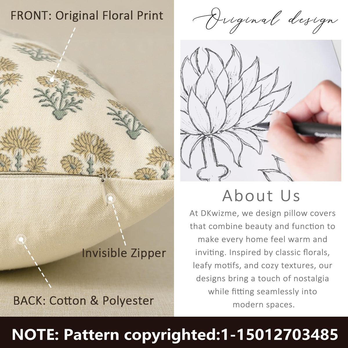 Eco-friendly digital printing preserves color and soft cotton comfort.