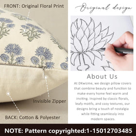 DKwizme 2-pack pillow covers simplify refreshing your decor.