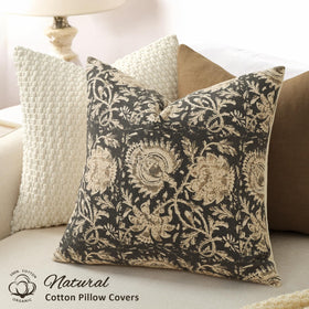 DKwizme neutral modern farmhouse pillow cover adds versatile style.