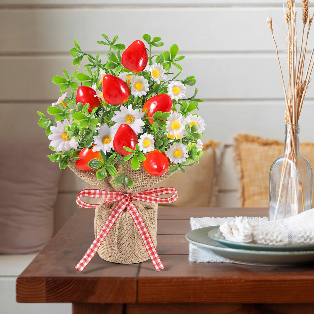 Dlerom spring-summer home decor statement suitable for tiered trays